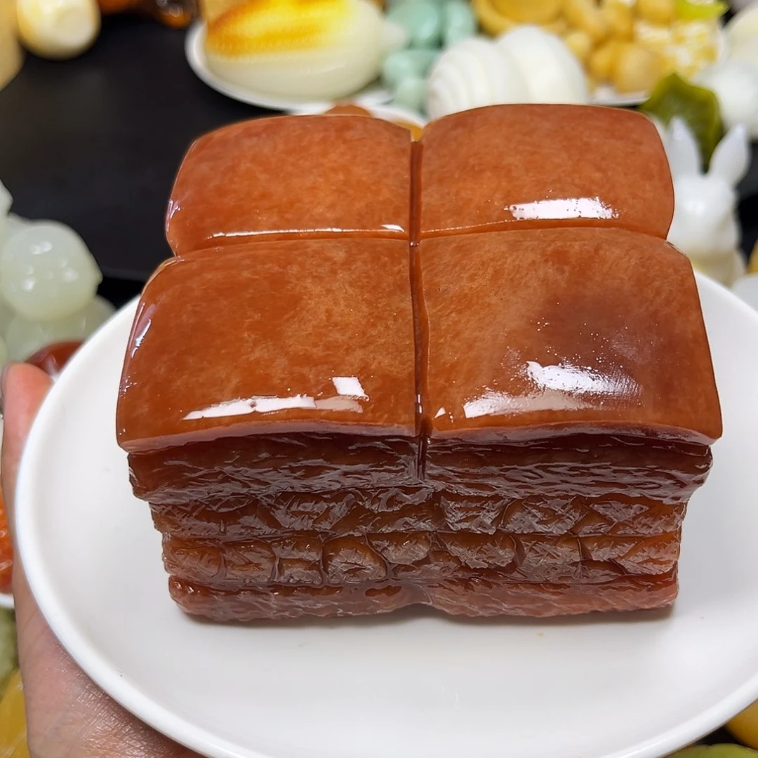 石材天*榷新疆五彩石摆件