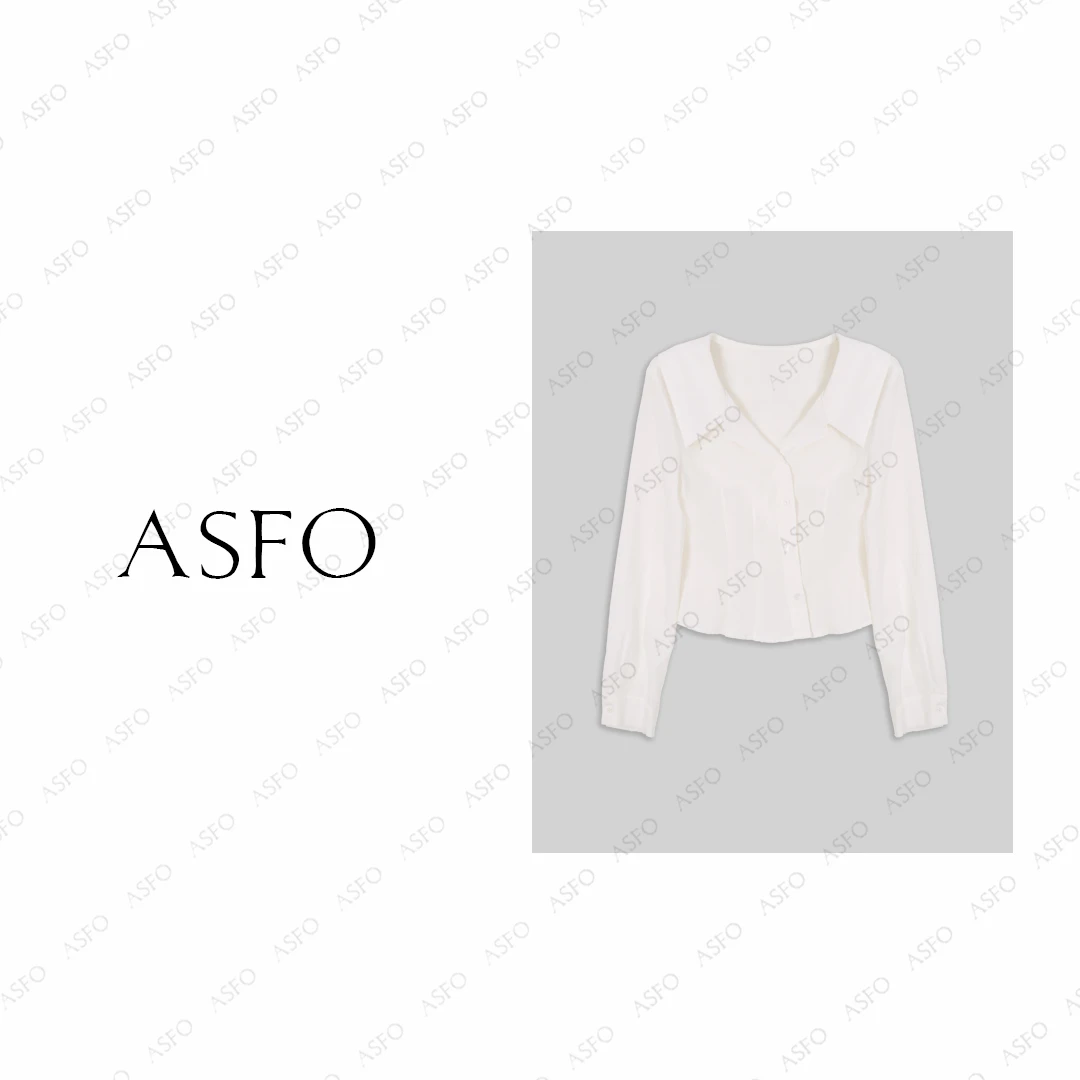 【AS小水手】25新法式减龄海军领气质百搭收腰衬衫AS25QCS03783
