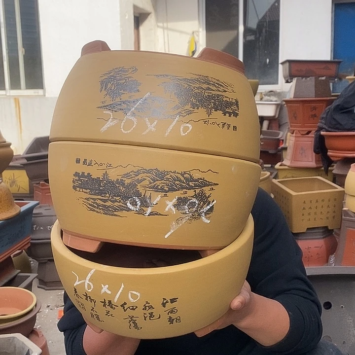 紫砂花盆宜兴紫砂茶具