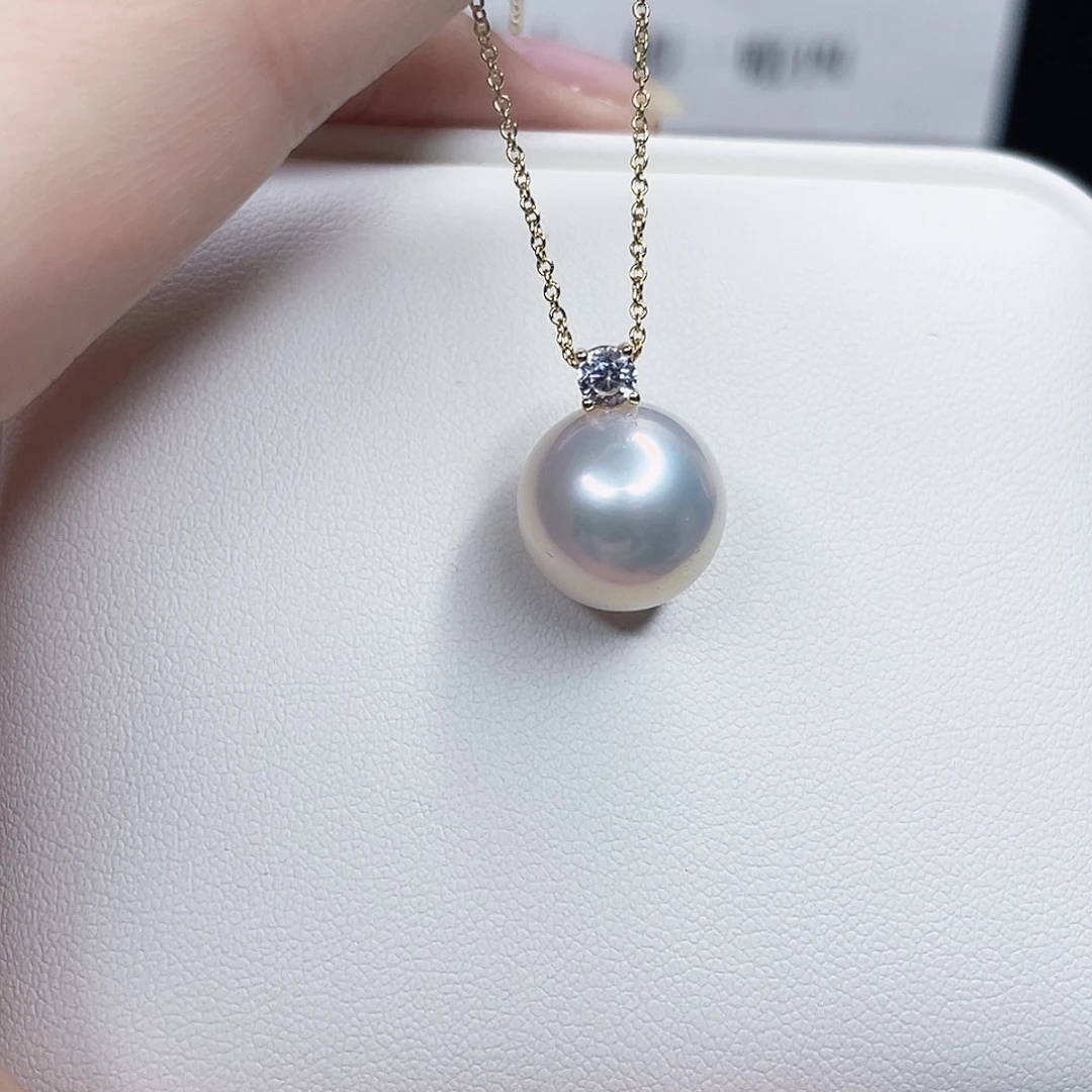 吊坠(赠链)银S925镶嵌淡水珍珠