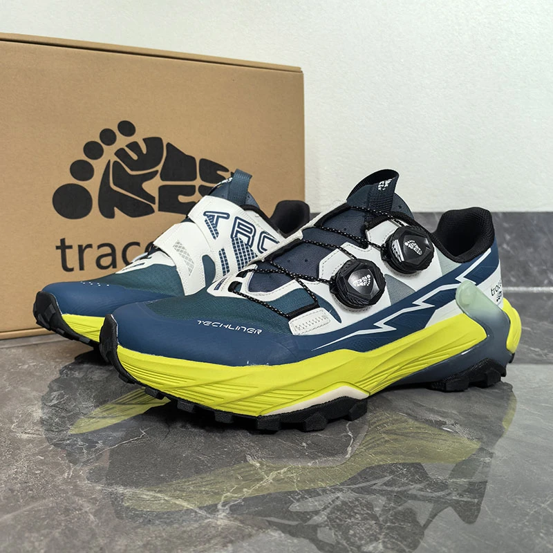 Traceable大脚丫加拿大全地形防滑户外徒步越野跑鞋女双纽扣鞋男