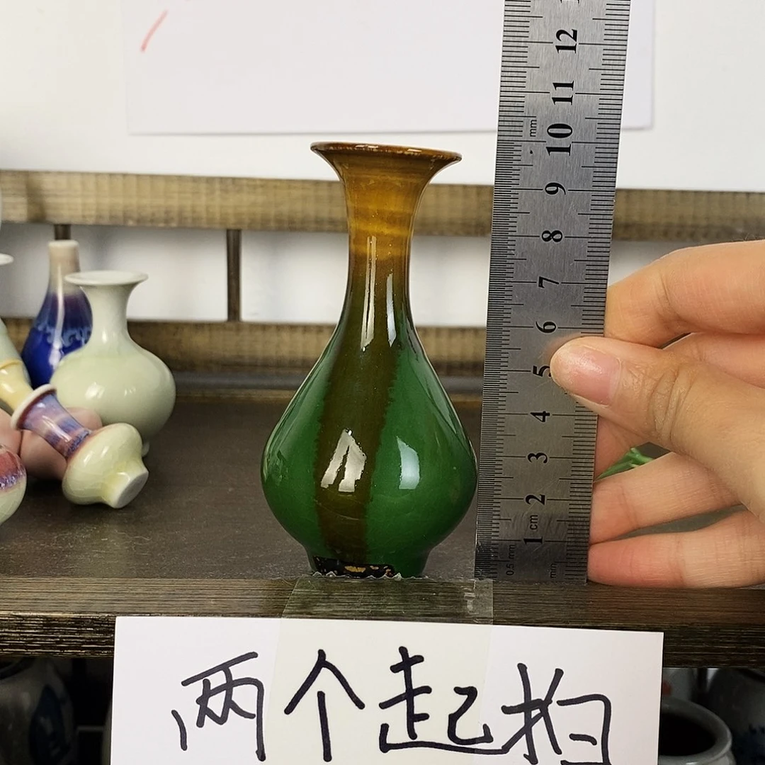 摆件景德镇高温陶瓷小花瓶