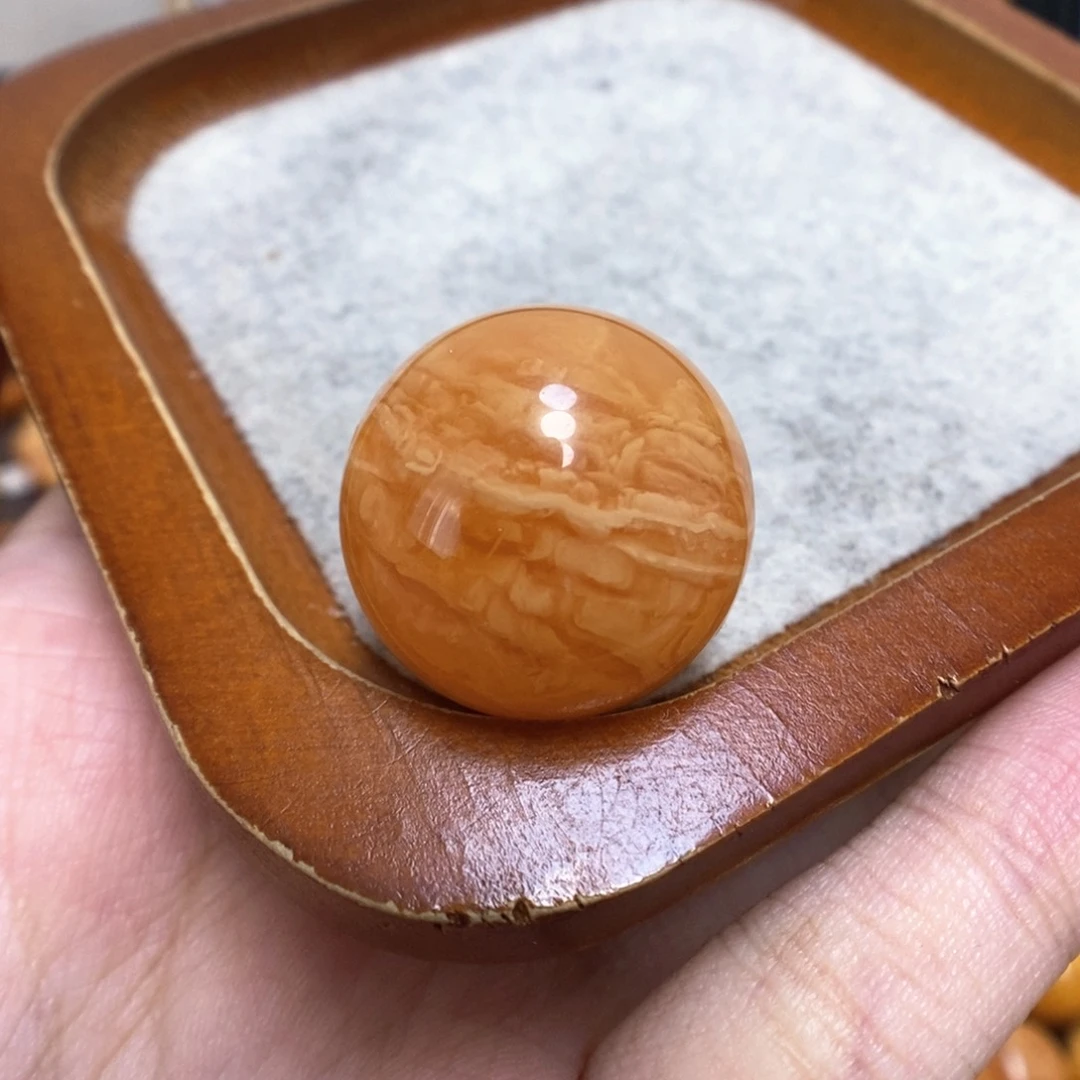 蜜蜡裸石未镶嵌施**哥蜜蜡裸珠