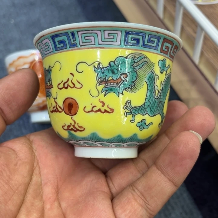 纯手绘精品盖碗杯