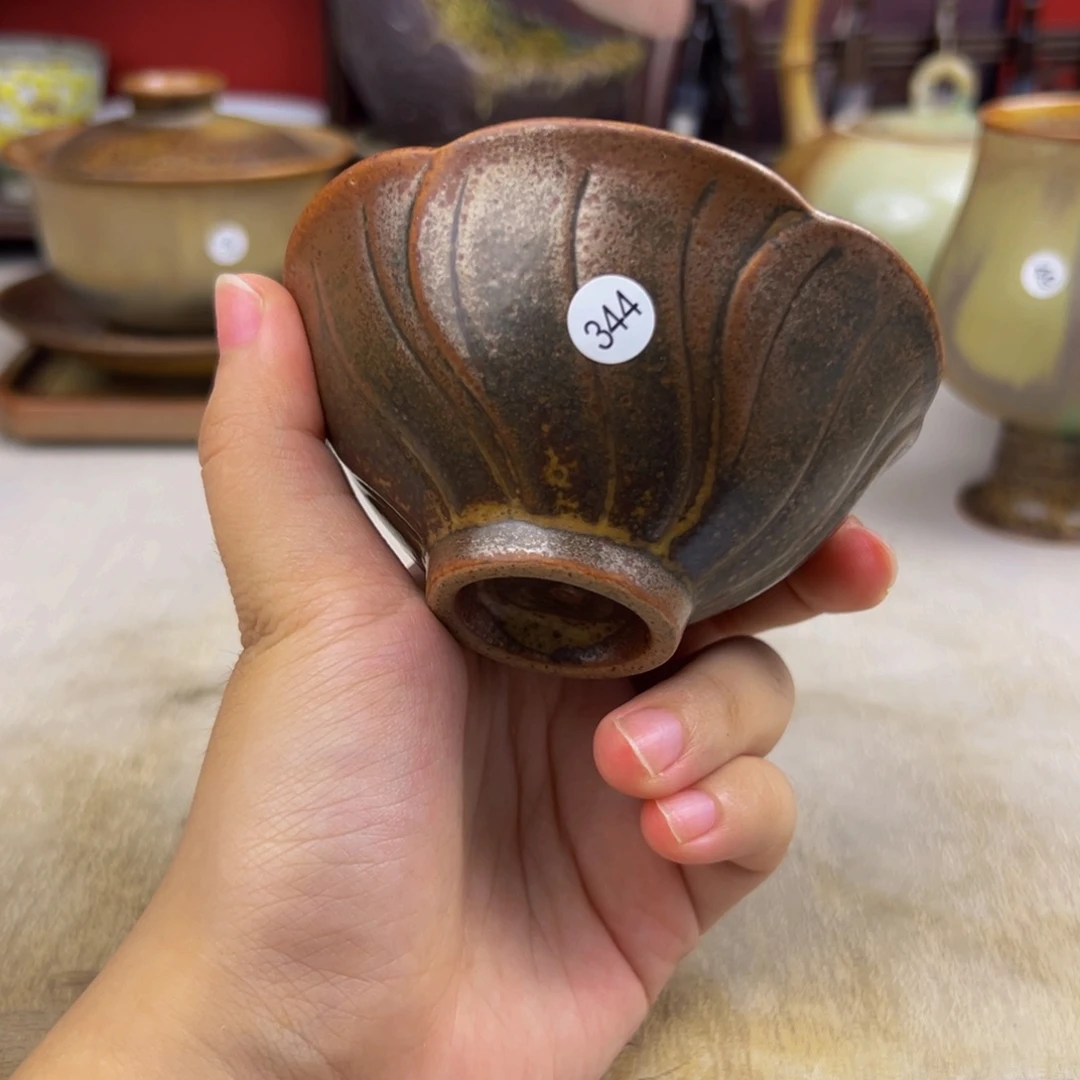 杯纯手工柴烧主人杯