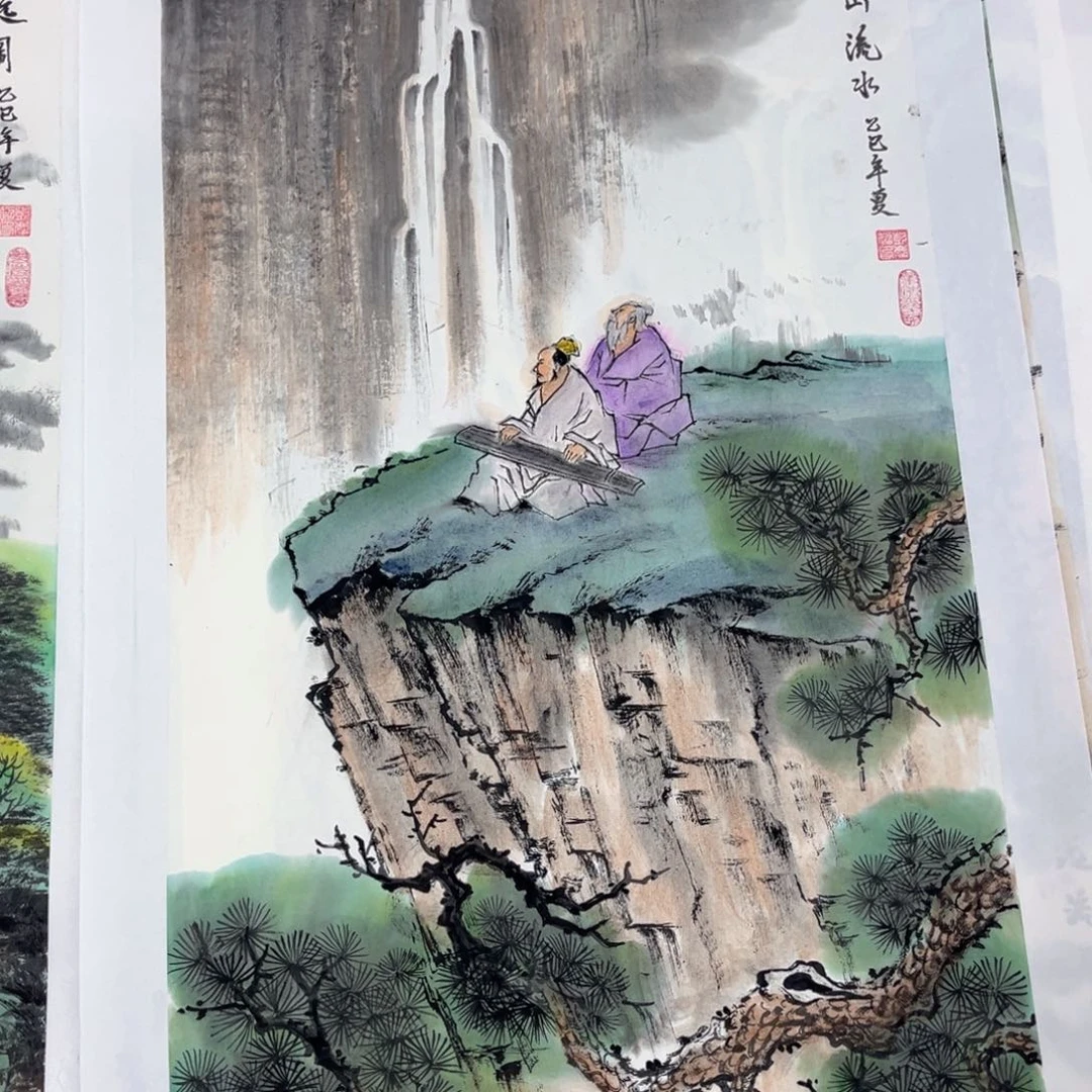 沧***笑国画绘画作品多次参加全国