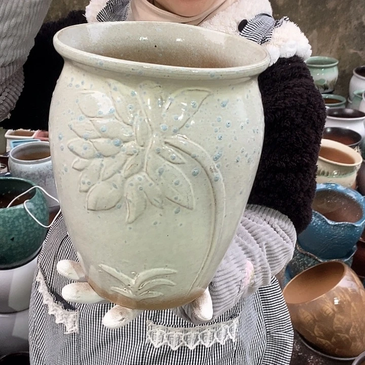 紫砂花盆正品口20高25