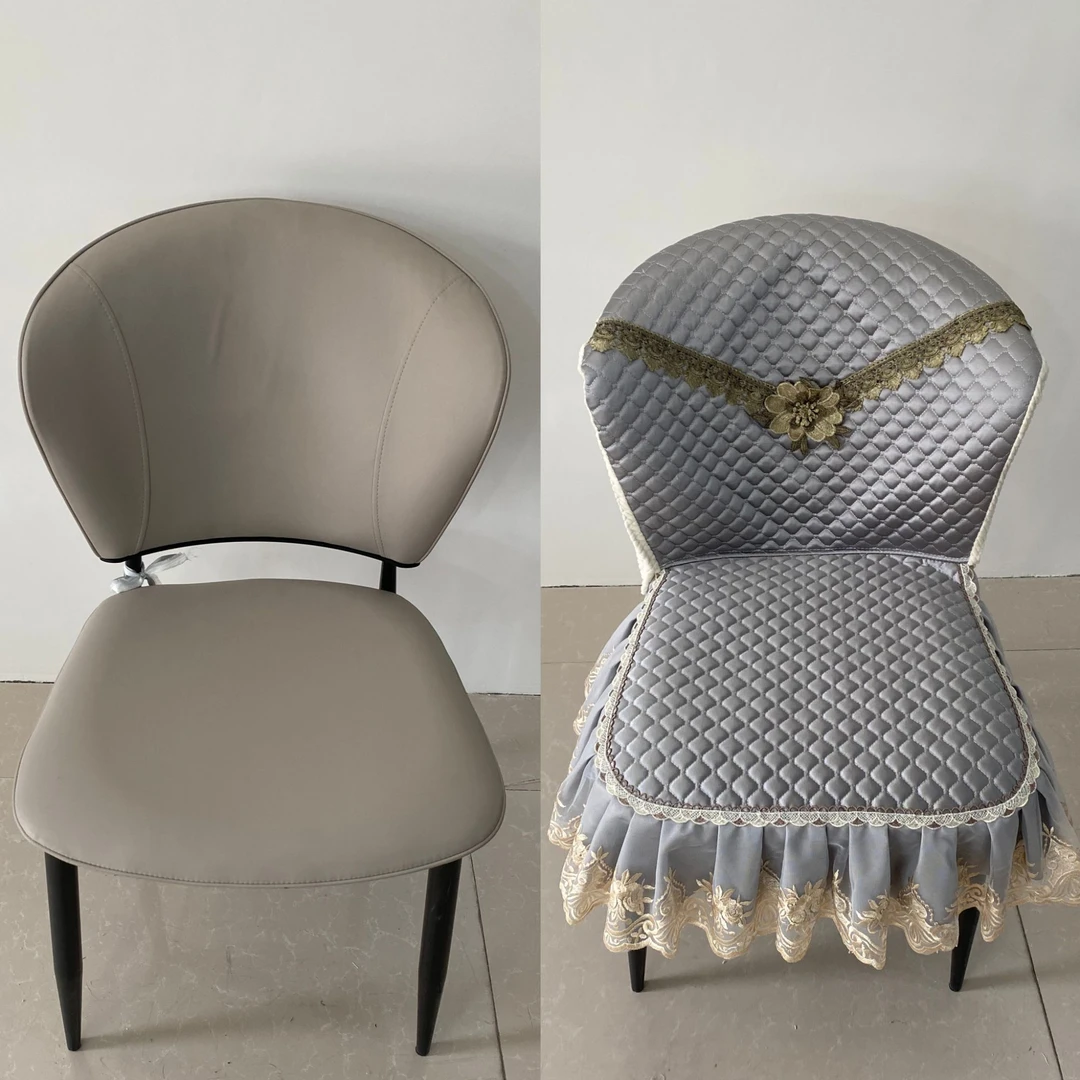 新款弧形椅子套罩四季通用全包新款家用轻奢凳子餐椅套罩坐垫