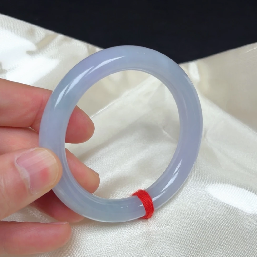 翡翠未镶嵌手镯蓝紫翡翠手镯