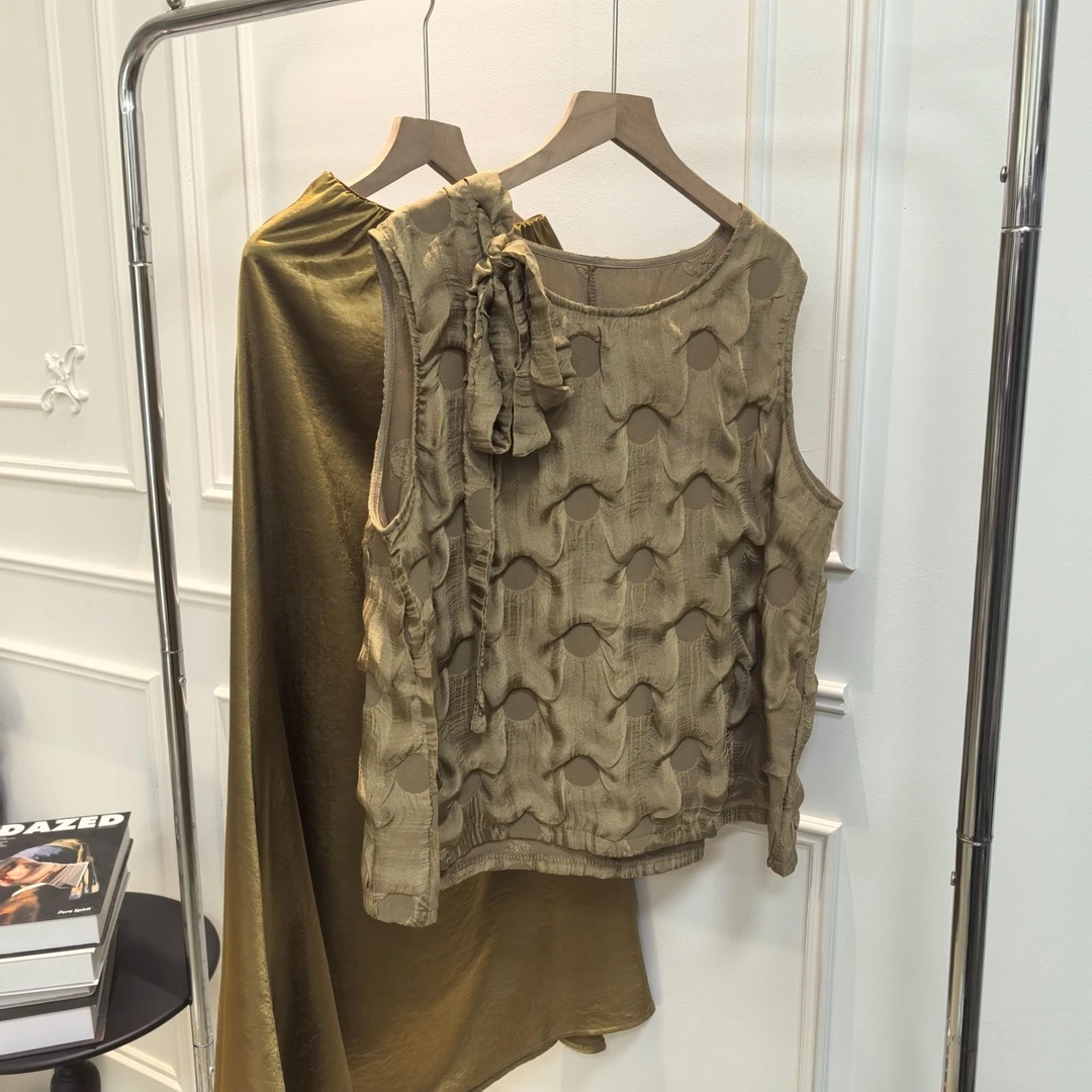 衣长56裙长90    6892【一束春光】套装裙