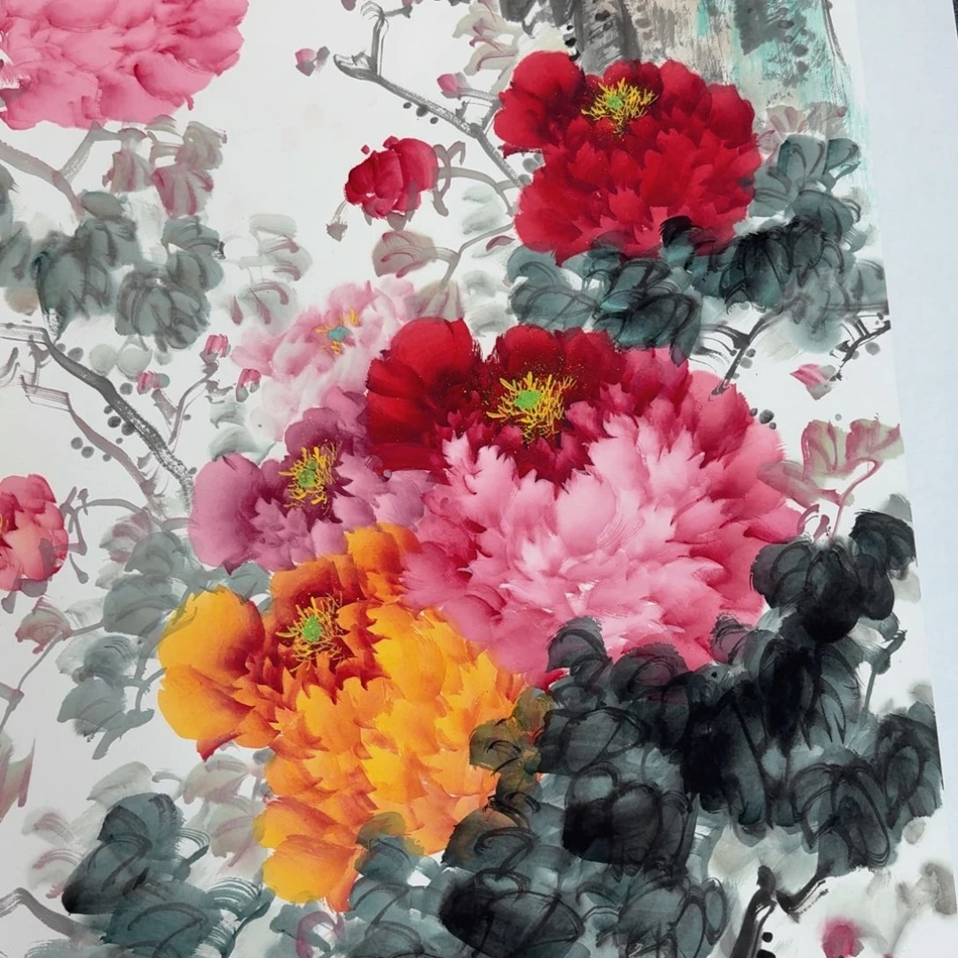 国画国画作品山水花鸟纯手绘