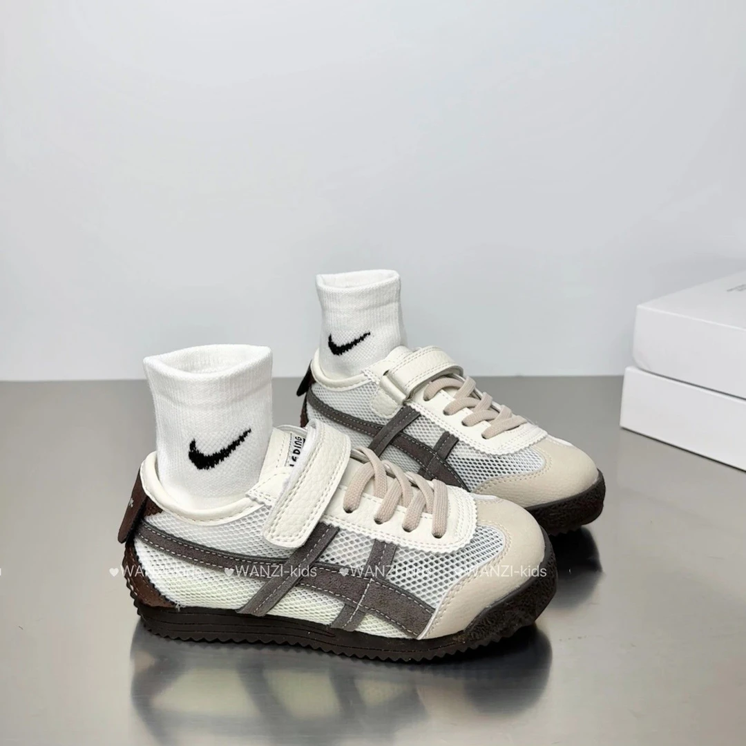 男童单网运动鞋2025春夏新款儿童阿甘鞋透气软底女童跑步鞋宝宝鞋