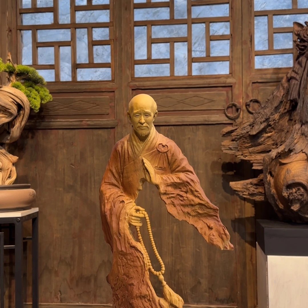 诚***）香榧木弘一法师桌面
