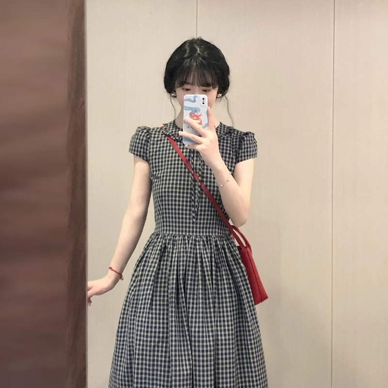 1660五一出游穿搭千金清冷感贵系连衣裙子女爆款夏新款高级感长裙