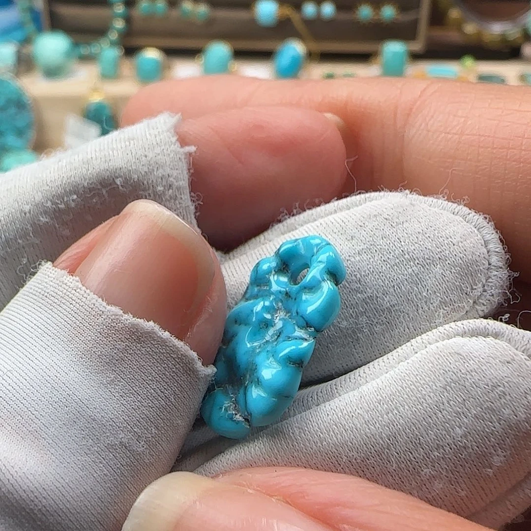 绿松石未镶嵌吊坠(不含链)