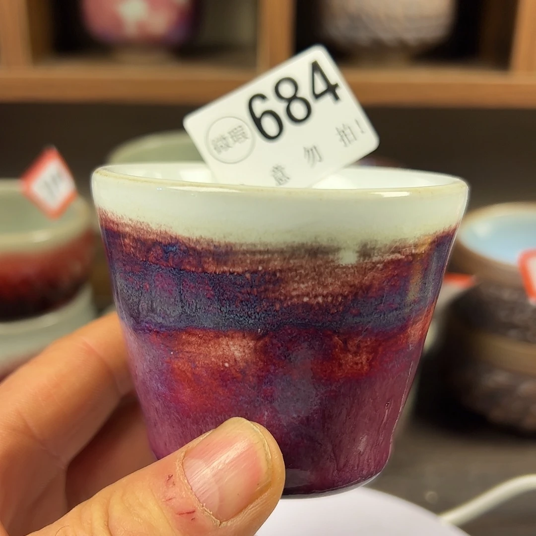 杯子钧瓷#钧瓷#原矿釉#高温#茶器#非遗传承