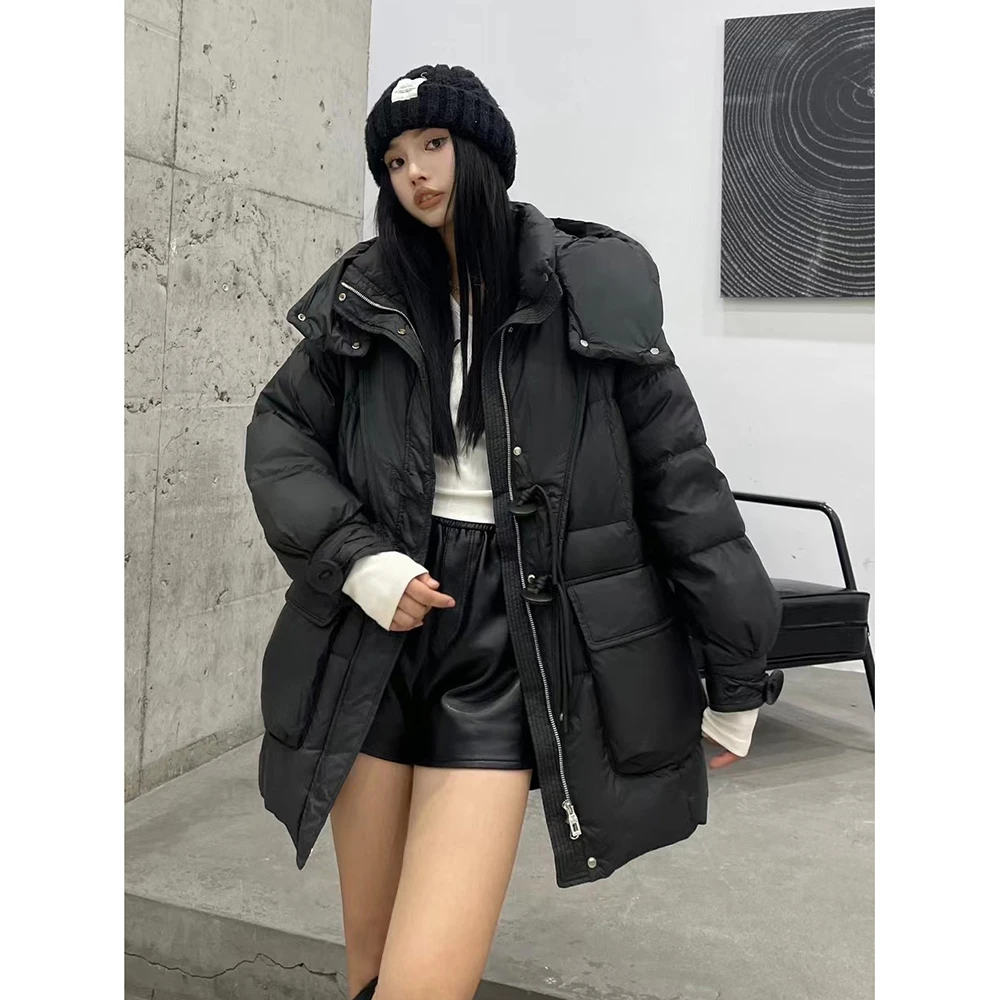 【爆烟专属】3355羽绒服2024年爆款正品白鸭绒时尚宽松加厚冬季外套