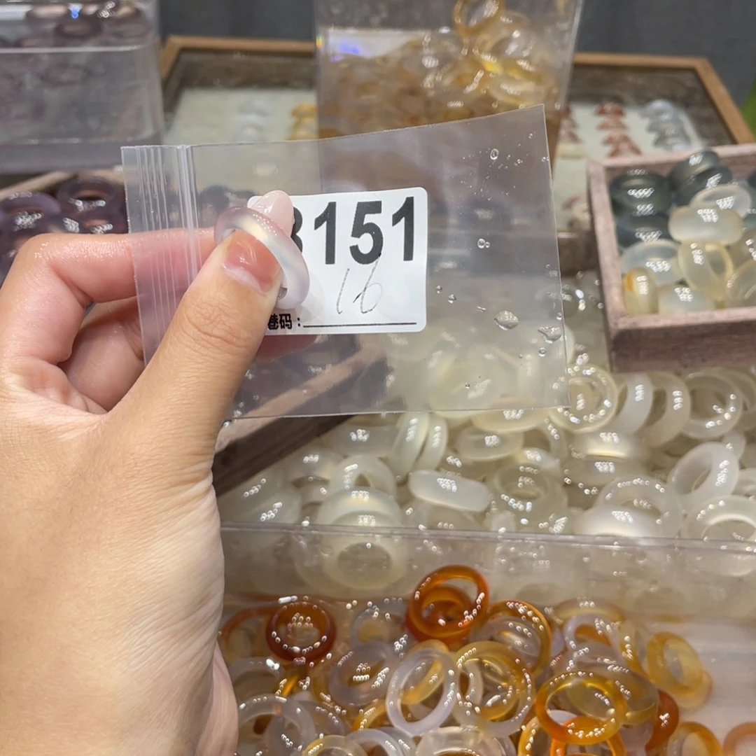 玛瑙/玉髓未镶嵌戒指151