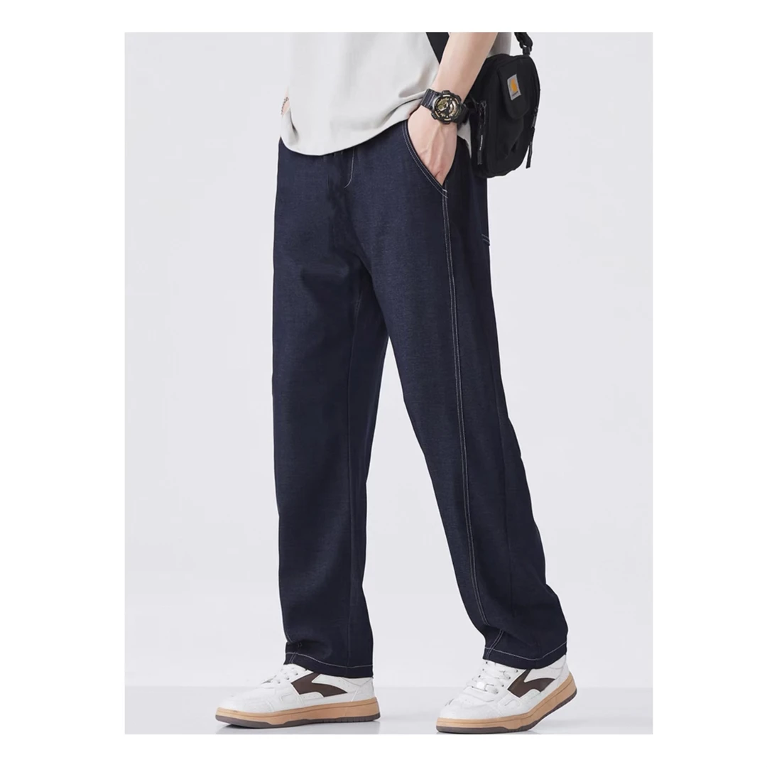 《余火火潮流男装》春夏季新款潮流时尚复古百搭男女同款牛仔裤