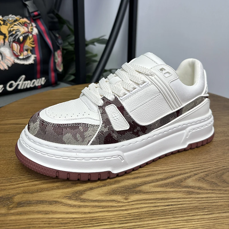 秋季新款男士小白鞋韩版透气舒适百搭欧洲站潮牌低帮板鞋男士鞋子