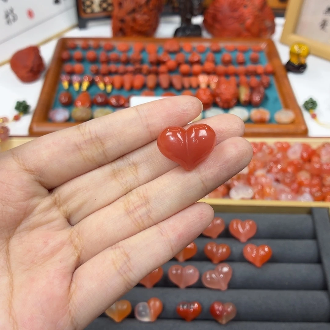 南红玛瑙未镶嵌配饰南红屁桃