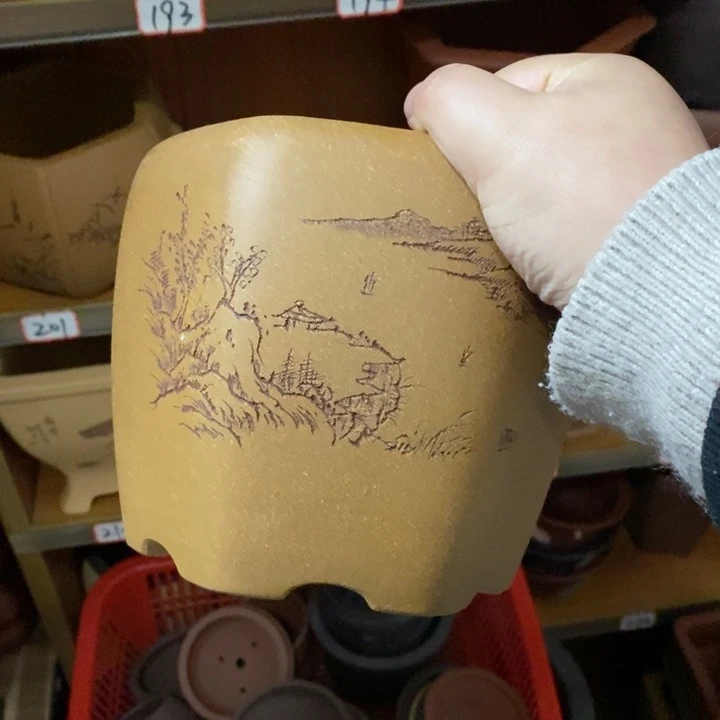 紫砂花盆阿*紫砂文化