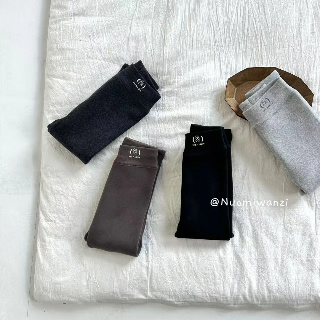 【YS】儿童韩版百搭净版加绒打底裤（冬款）WZJ-54071