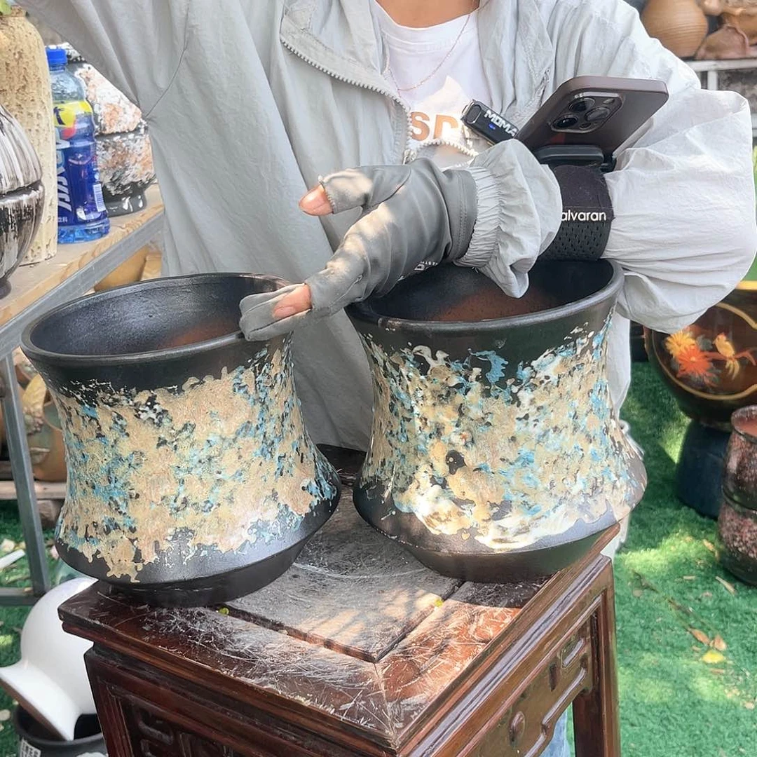 紫砂花盆王嫂花盆直播0530- 福利35高20口19