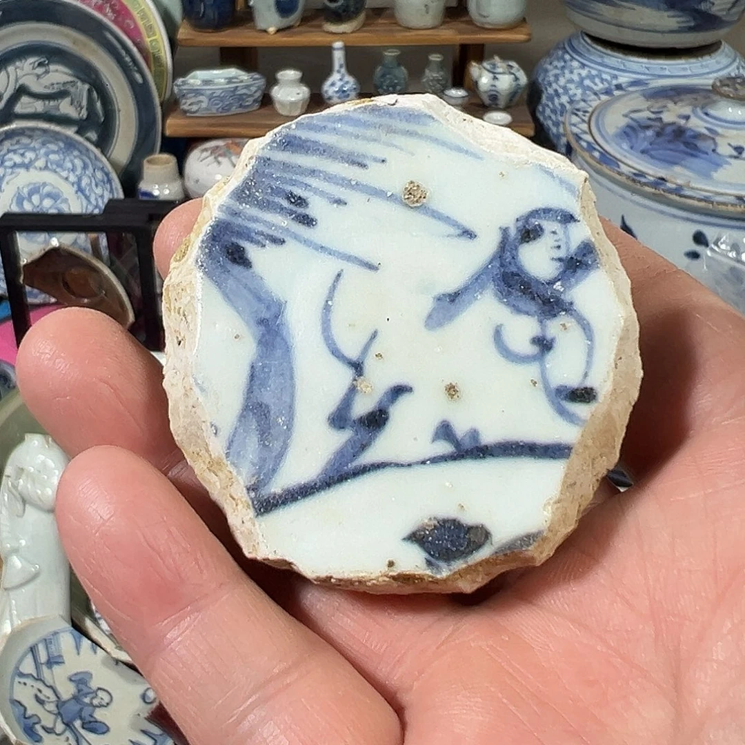 摆件陶瓷片标本，全场包邮
