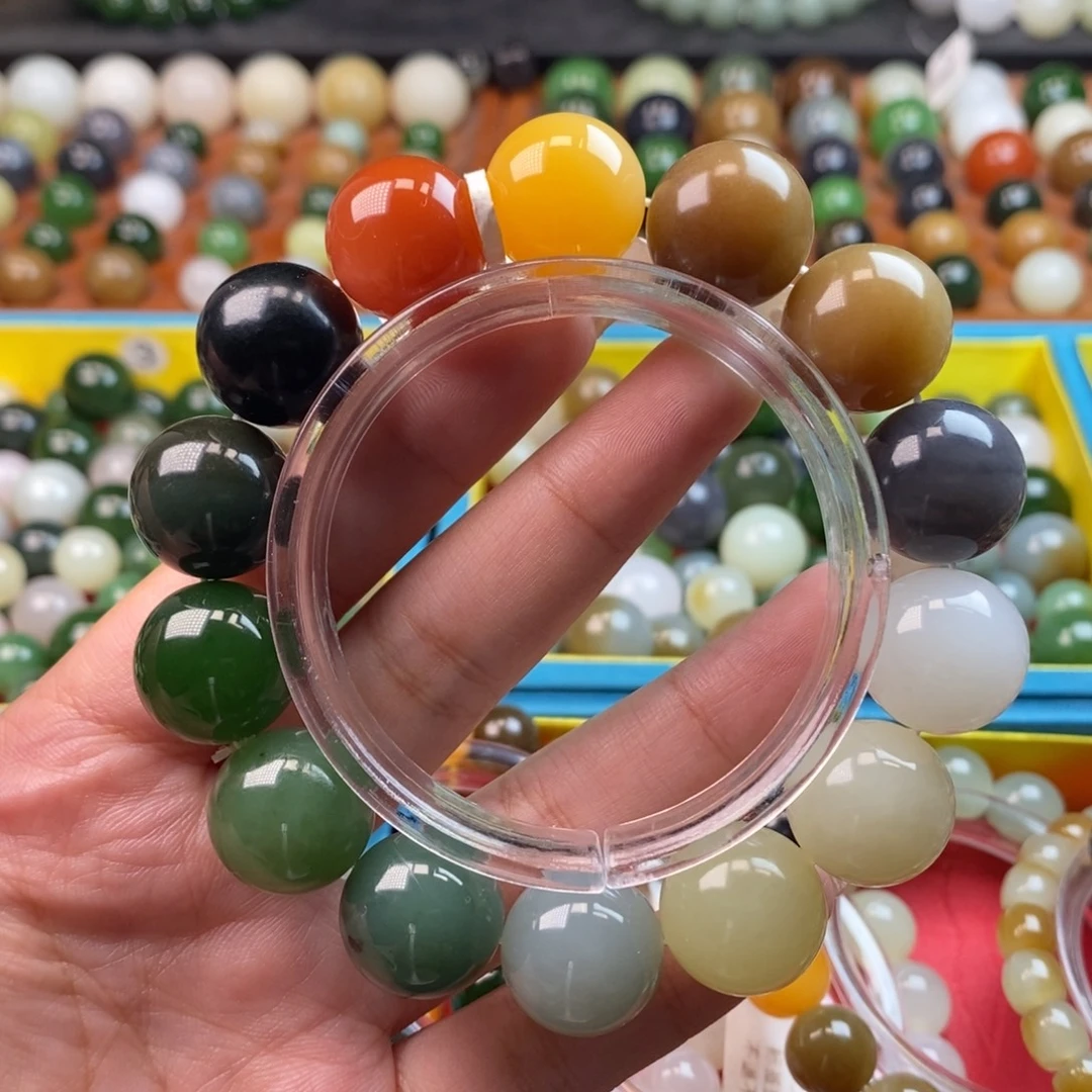 和田玉未镶嵌珠宝奇石福利多宝手串z16