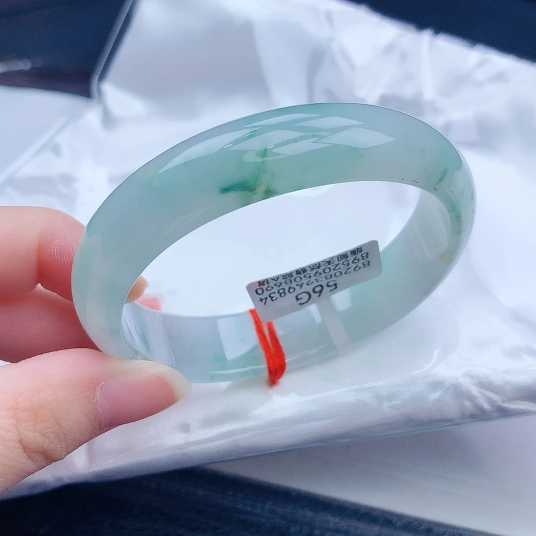 翡翠未镶嵌手镯缅甸天然翡翠a货手镯