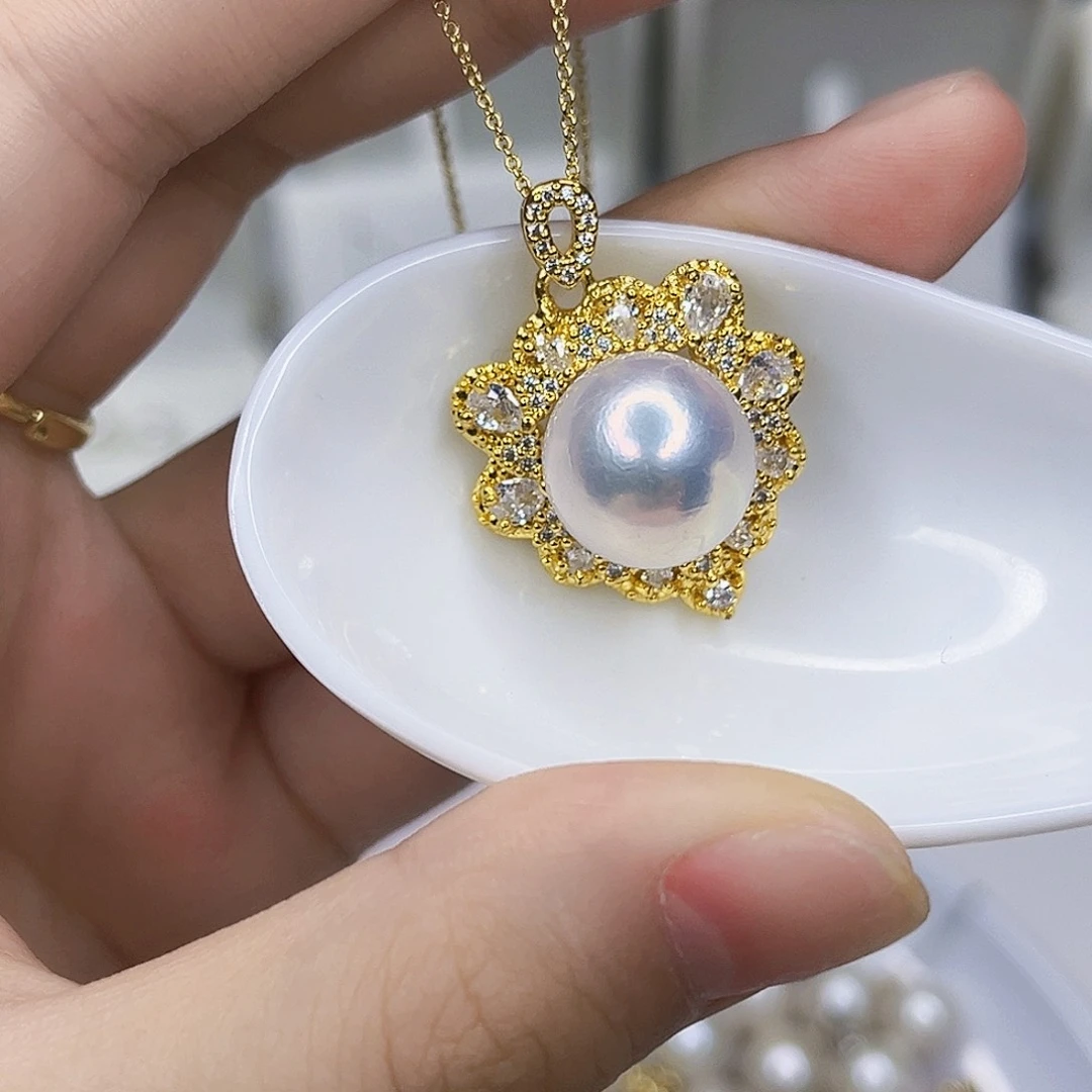 合金吊坠(赠链)淡水珍珠