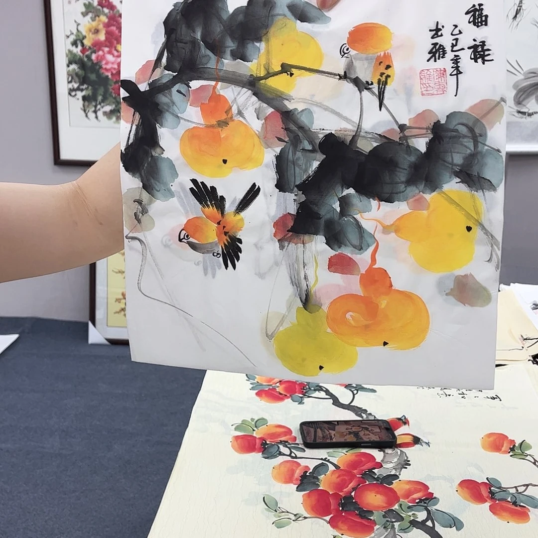 国画宣纸国画纯手绘作品