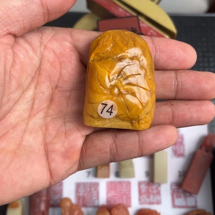 和***临巴林石印石现场纯手工定制制作精美