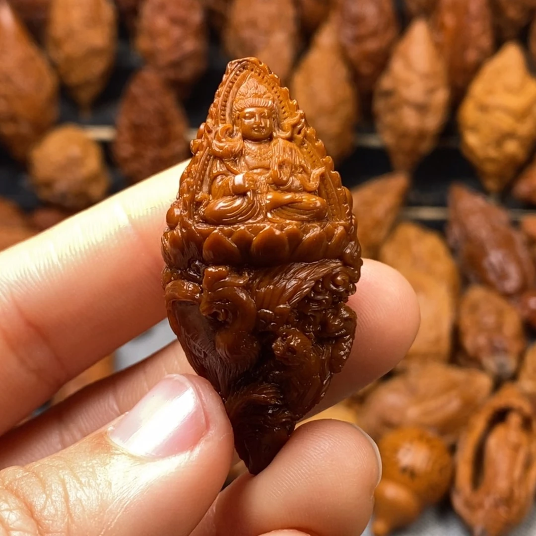 橄榄核手串/手链城**人核雕单子