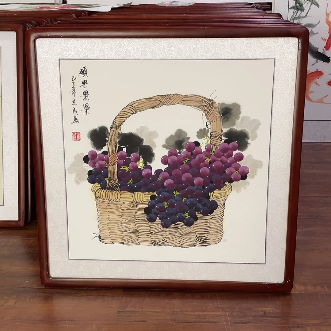 国画带框尺寸63*63厘米