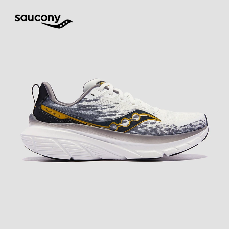 Saucony索康尼跑步鞋GUIDE17向导17稳定支撑跑鞋情侣透气运动鞋