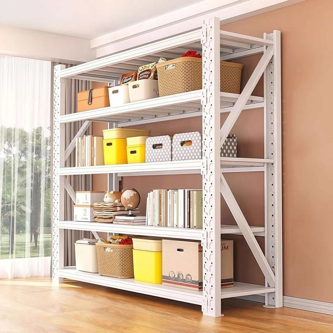 加厚置物架落地多层家用摆放收纳储物架仓储商用超市快递架杂物架