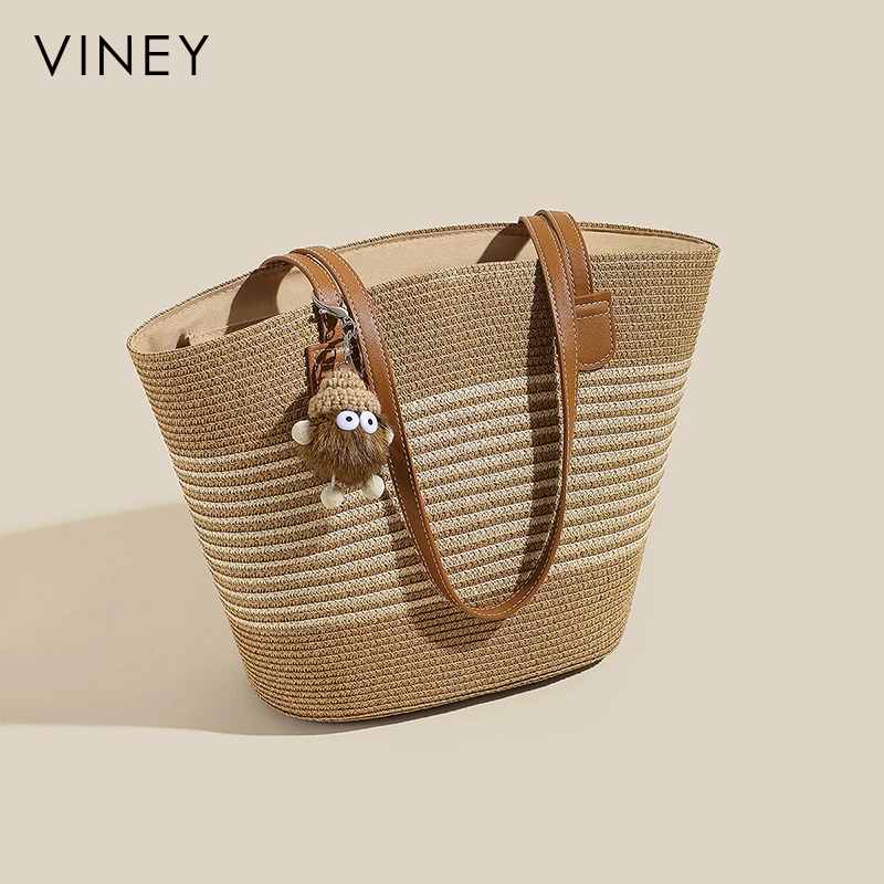 Viney包包女通勤大容量网红小众单肩托特包生日礼物送女友送老婆