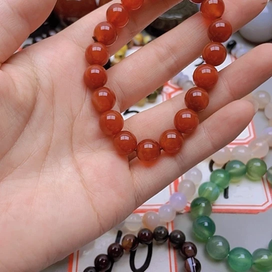 【闪购商品】玛瑙/玉髓未镶嵌珠宝半成品颜****Y