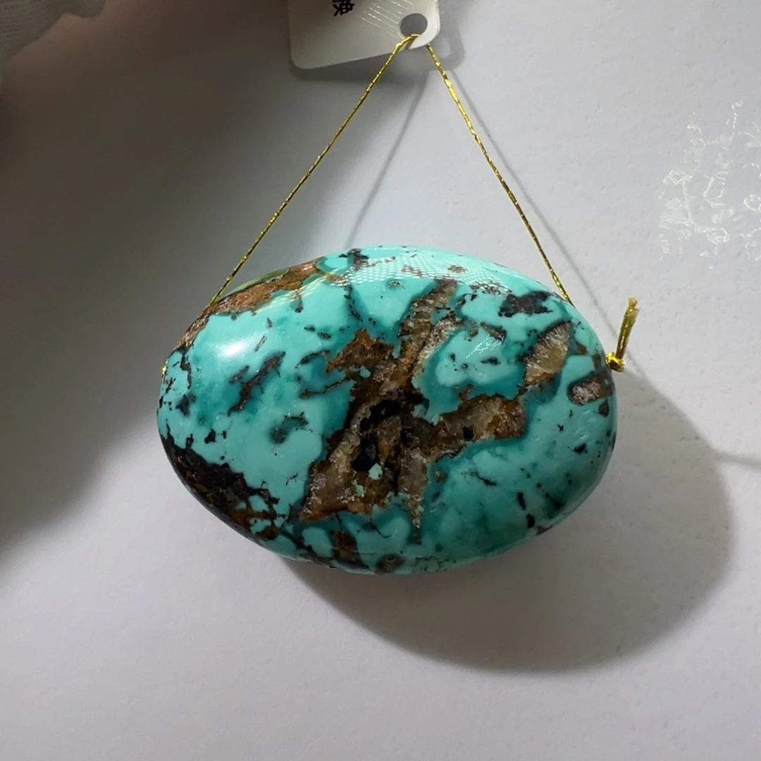 绿松石未镶嵌挂件