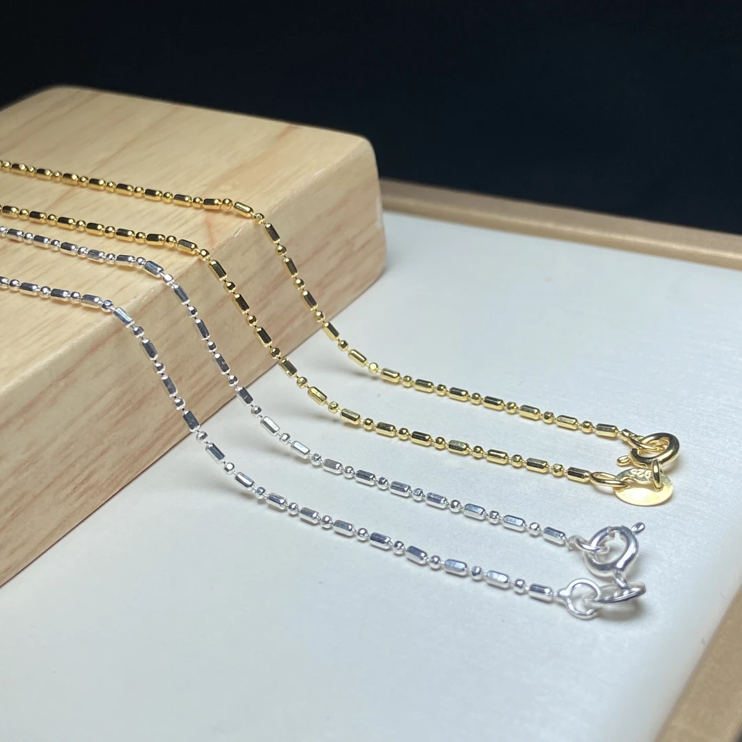 925银银制品 【小北好物】s925银时尚百搭项链【约45cm】QH34X215