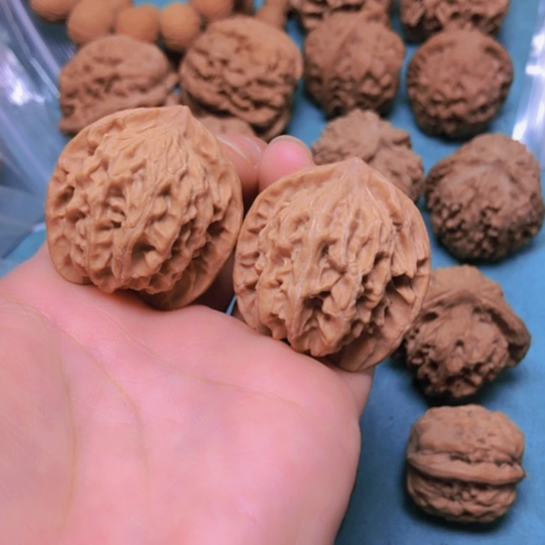 【闪购商品】摆件核桃34盘山公子磕尖
