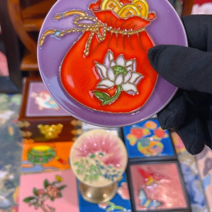 雨***合瓷片瓷板画艺术作品