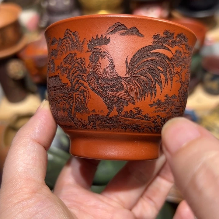 茶杯紫砂宜兴紫砂主人杯