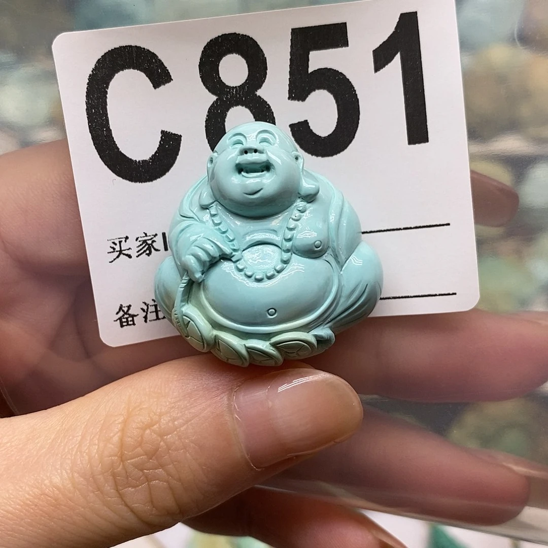 未镶嵌绿松石绿松石配饰定制