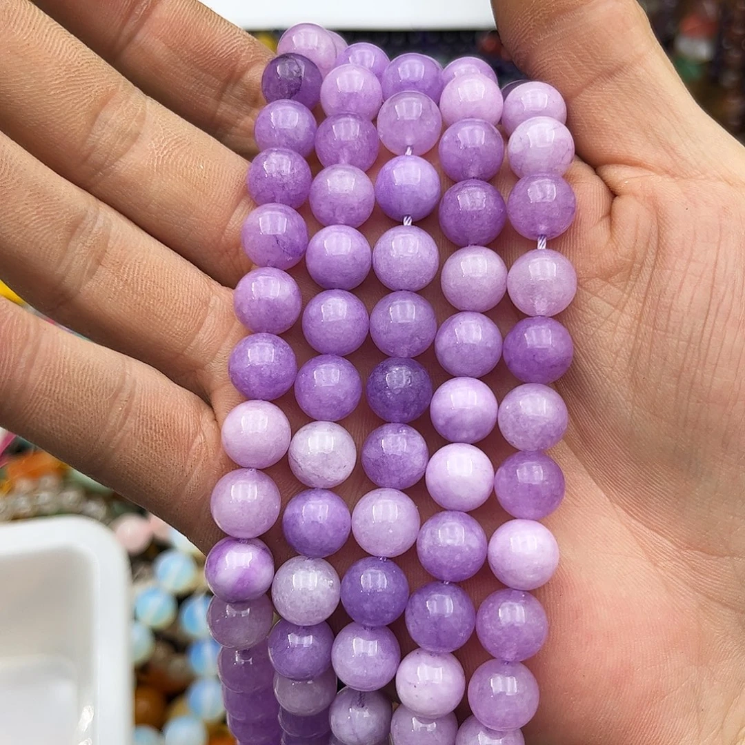 玛瑙/玉髓未镶嵌珠宝半成品k10薰衣草