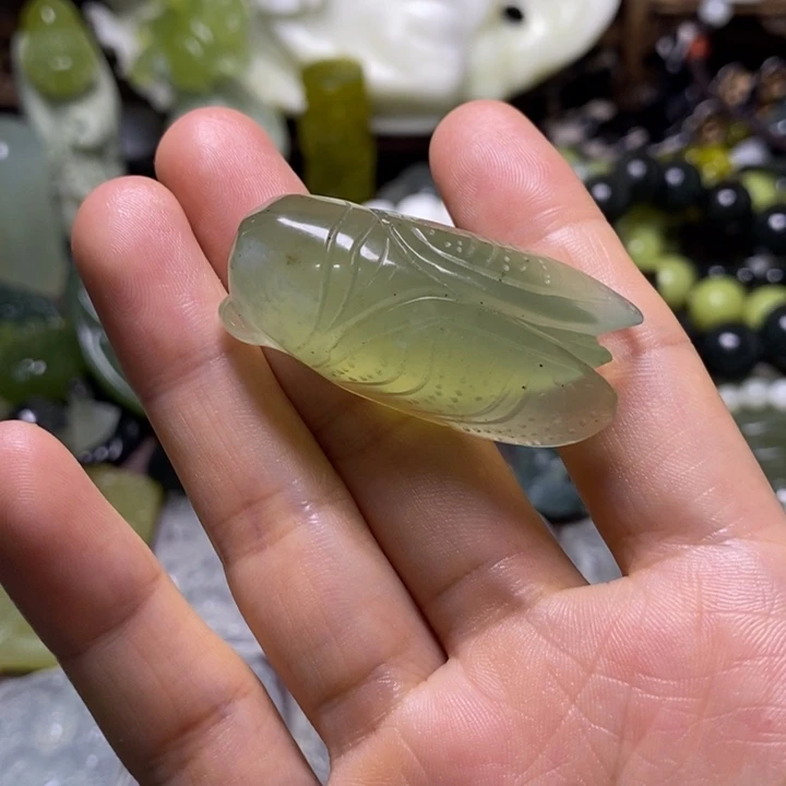 岫玉未镶嵌岫玉颈饰