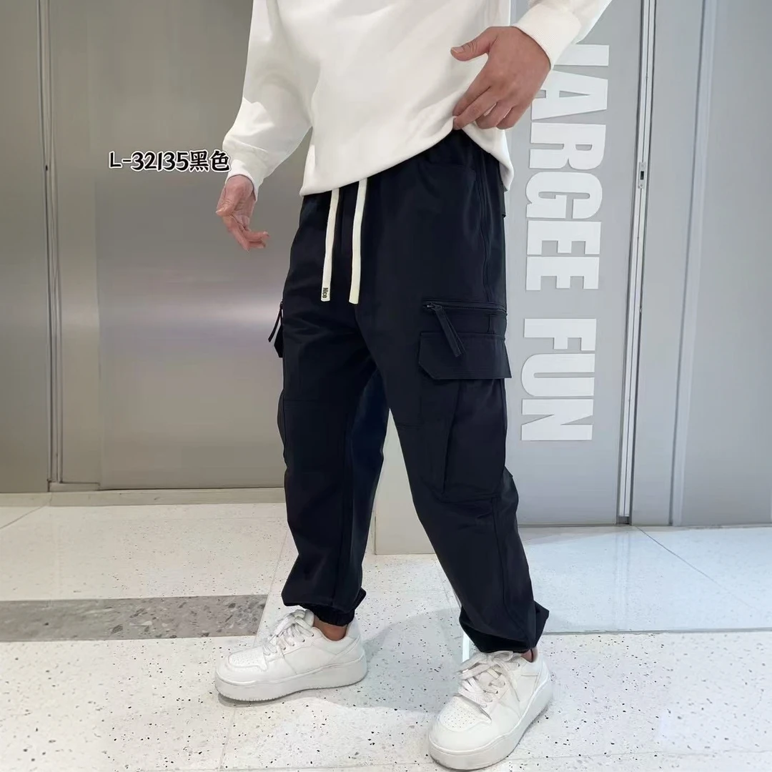 180-300斤大码速干多口袋潮流显瘦弹力凉爽工装休闲运动裤135#
