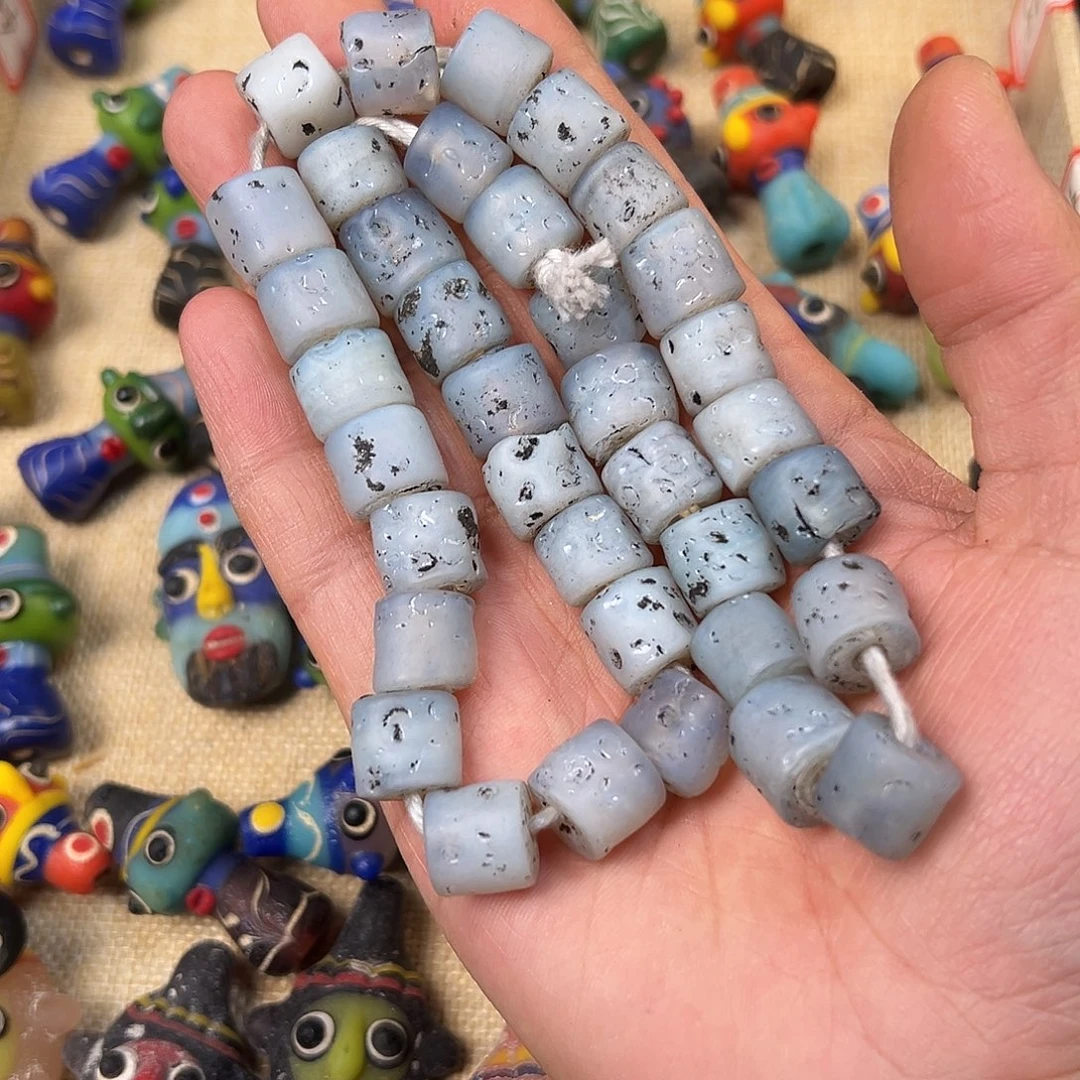 琉璃非金属白色破破珠